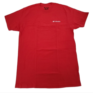 Men's Columbia Sportswear Company Short Sleeves Red T-shirt‎